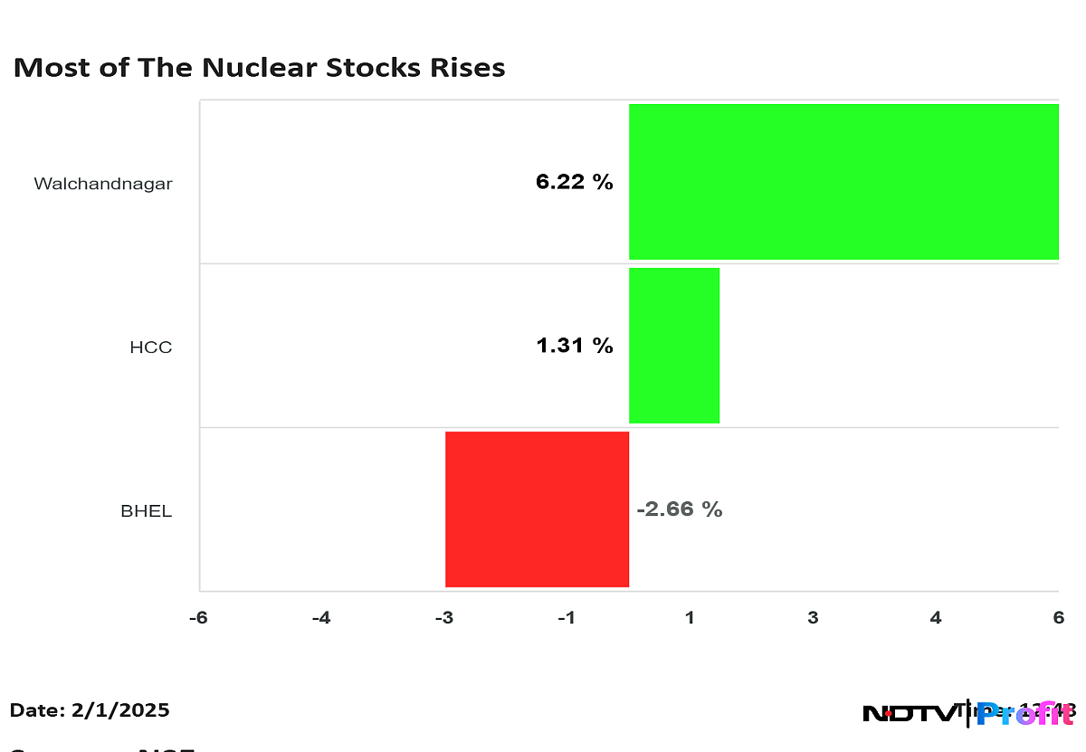 Budget 2025: HCC, Walchandnagar Stocks Soar On Finance Minister's Nuclear Power Plans