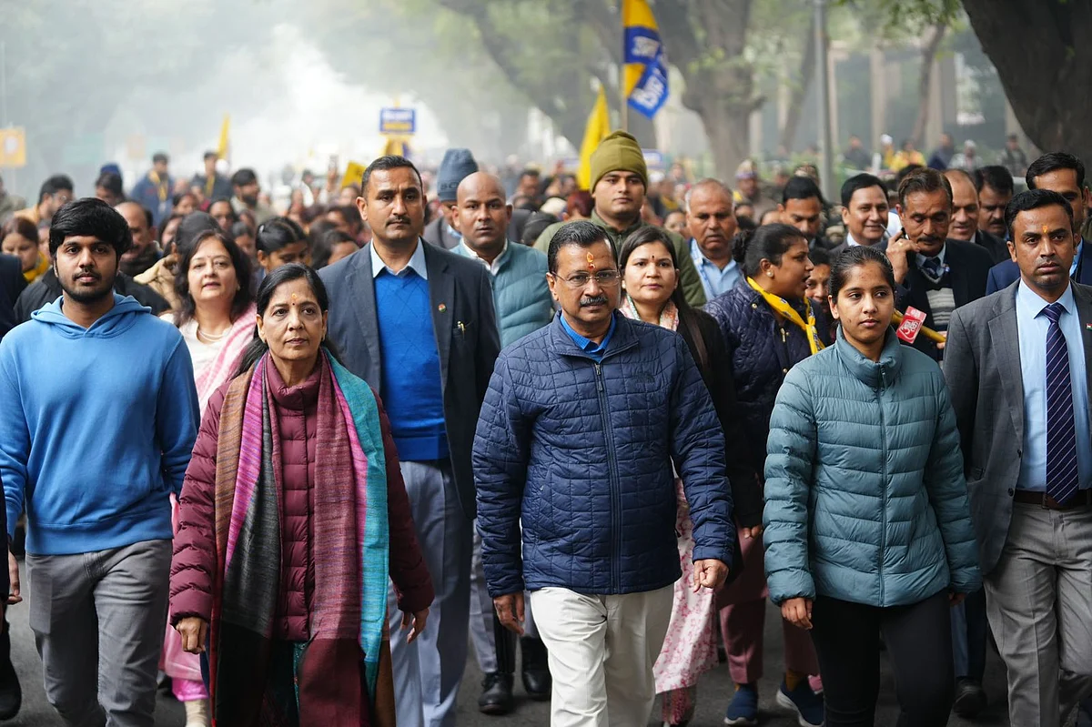 <div class="paragraphs"><p>The AAP rose on the debris of the Congress in the national capital following Arvind Kejriwal’s 'India Against Corruption' campaign in 2011. (Photo source: X profile)</p></div>