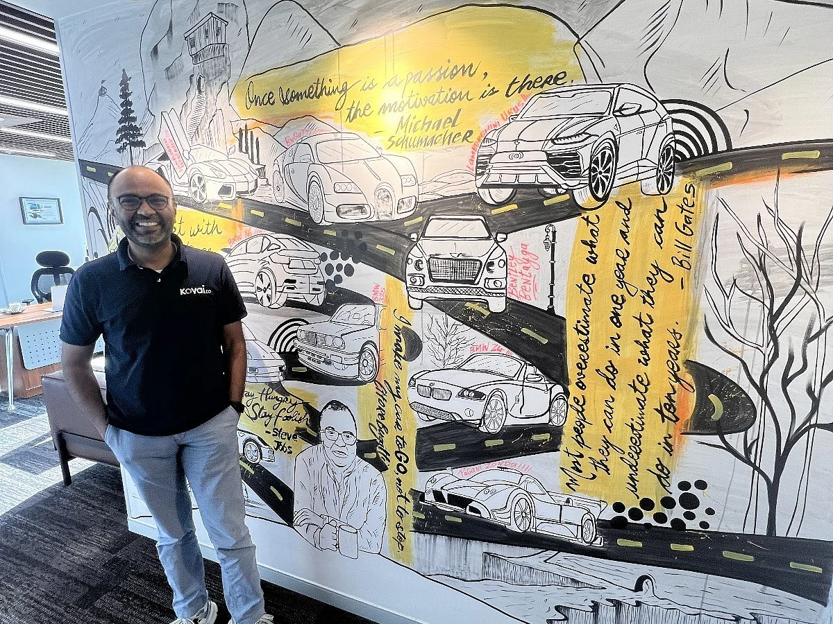 <div class="paragraphs"><p>Saravanakumar has a wall with a roadmap of cars that he dreams of buying. (Photo source: Saravanakumar)</p></div>