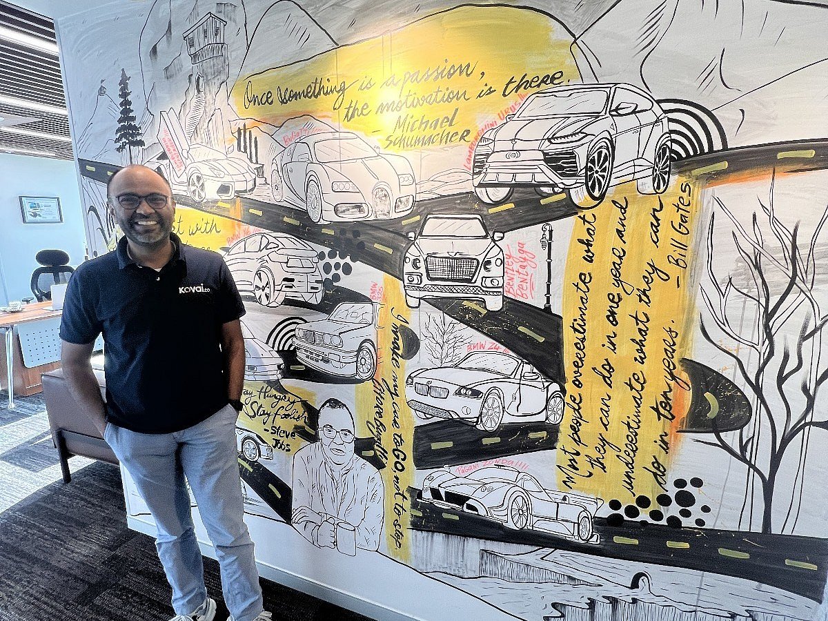 <div class="paragraphs"><p>Saravanakumar has a wall with a roadmap of cars that he dreams of buying. (Photo source:&nbsp;Saravanakumar)</p></div>