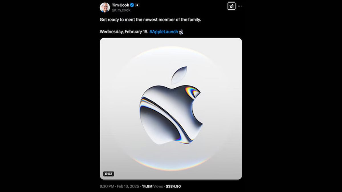 iPhone SE 4 Launch On Feb. 19, Or Will HomePod, MacBook Air Beat It? Tim Cook Gives Mysterious Hint