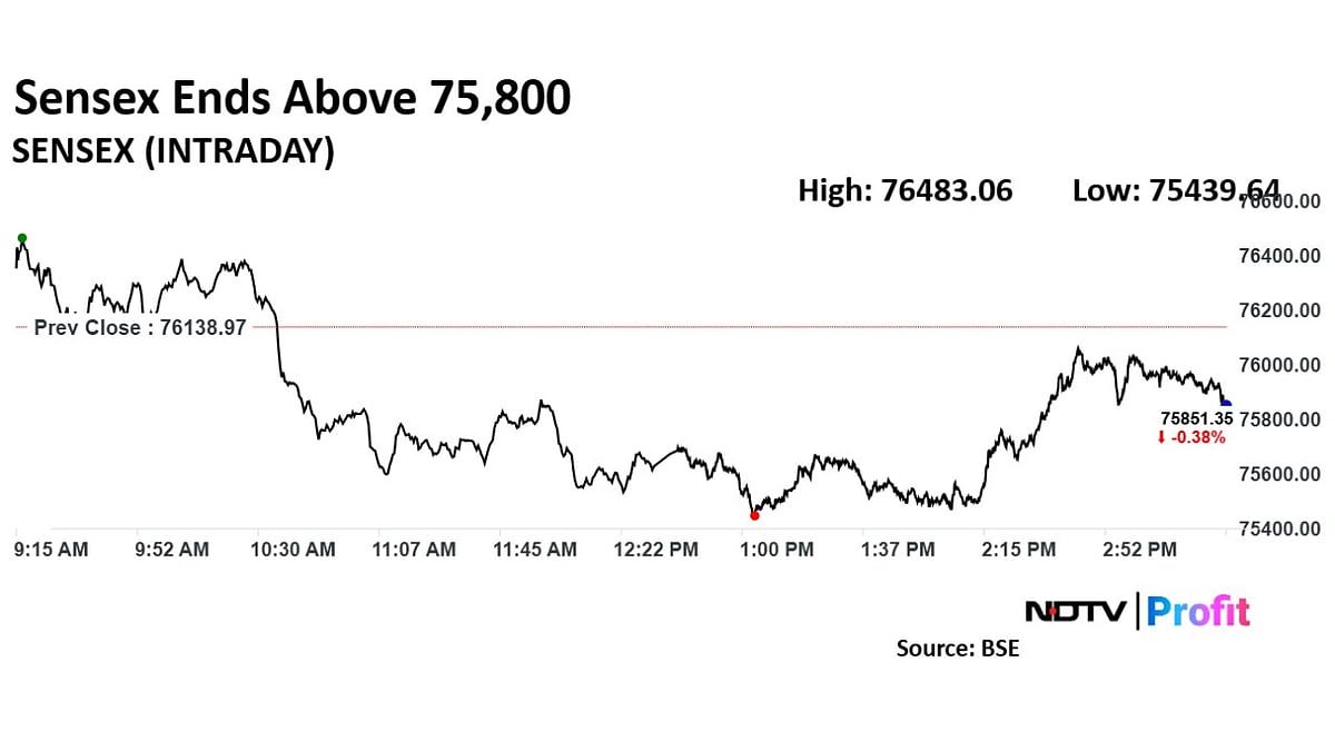 Stock Market Highlights: Nifty, Sensex Decline For Eighth Day In Longest Losing Streak In Two Years