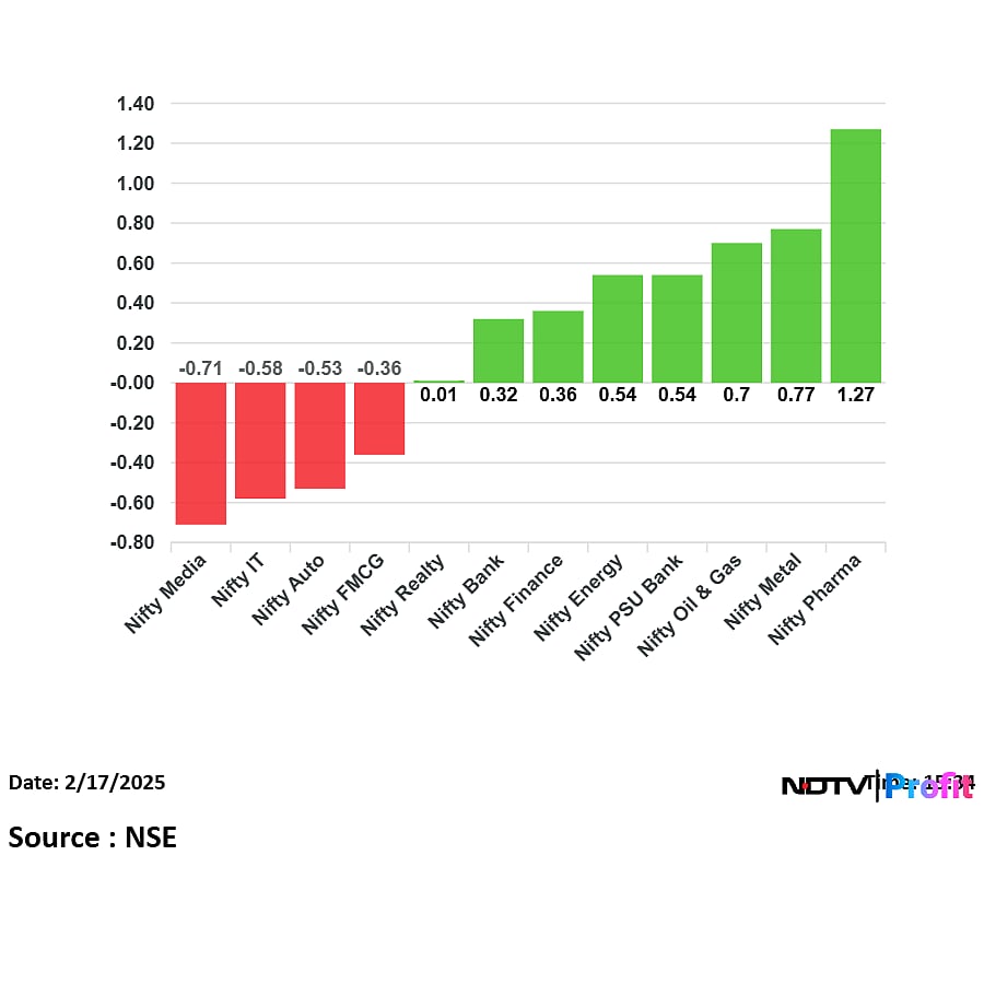 Stock Market Highlights: Nifty, Sensex Pause Eight-Day Decline; Pharma, Metals Rally