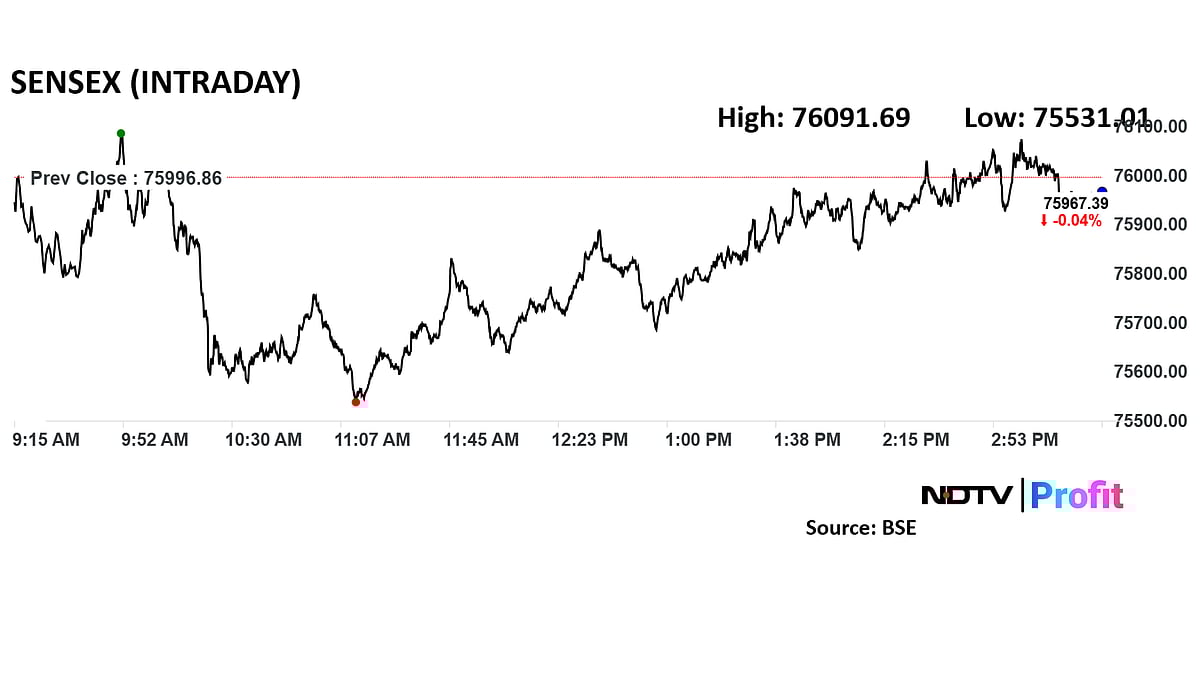 Stock Market Highlights: Nifty, Sensex End Little Changed But Reverse Day's Lows; IT Stocks Rally