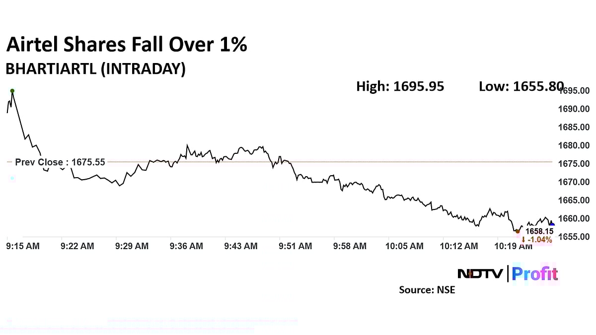 Bharti Airtel Stock Falls After Promoter Offloads Shares Worth Rs 8,485 crore
