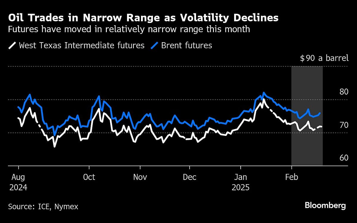 Oil Prices Steadies After Gain With OPEC+ And Russian Supply In Focus
