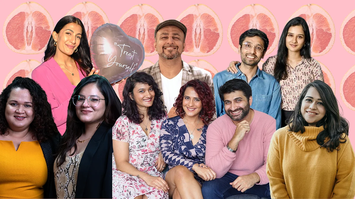 <div class="paragraphs"><p>The Indian founders at play. From L to R: </p><p>Top row: Leeza Mangaldas, Raj Armani, Sahil Gupta, Anushka Gupta. </p><p>Bottom row: Karishma Chavan, Aishwarya Dua, Tanisha RK, Shweta Sangtani and Aashish Mehrotra, Sachee Malhotra.</p></div>