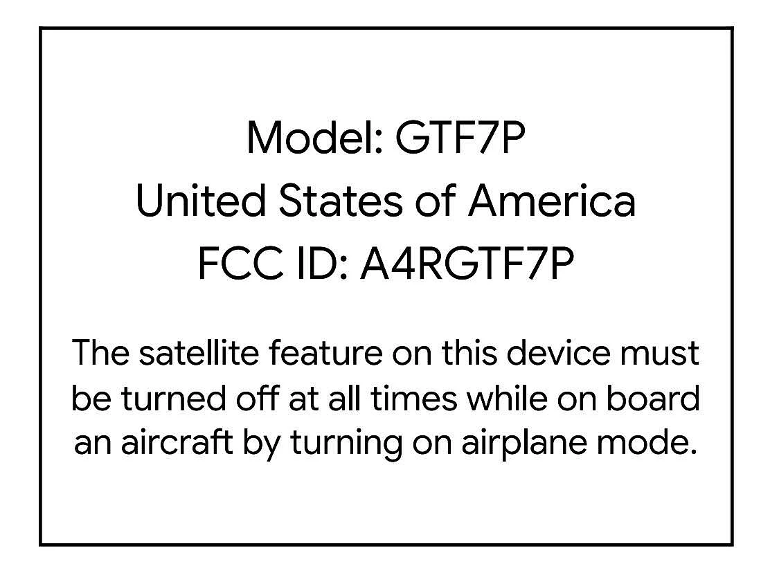 <div class="paragraphs"><p>The FCC certification for Google Pixel 9a reads: “The satellite feature on this device must be turned off at all times while on board an aircraft by turning on airplane mode.”</p></div>
