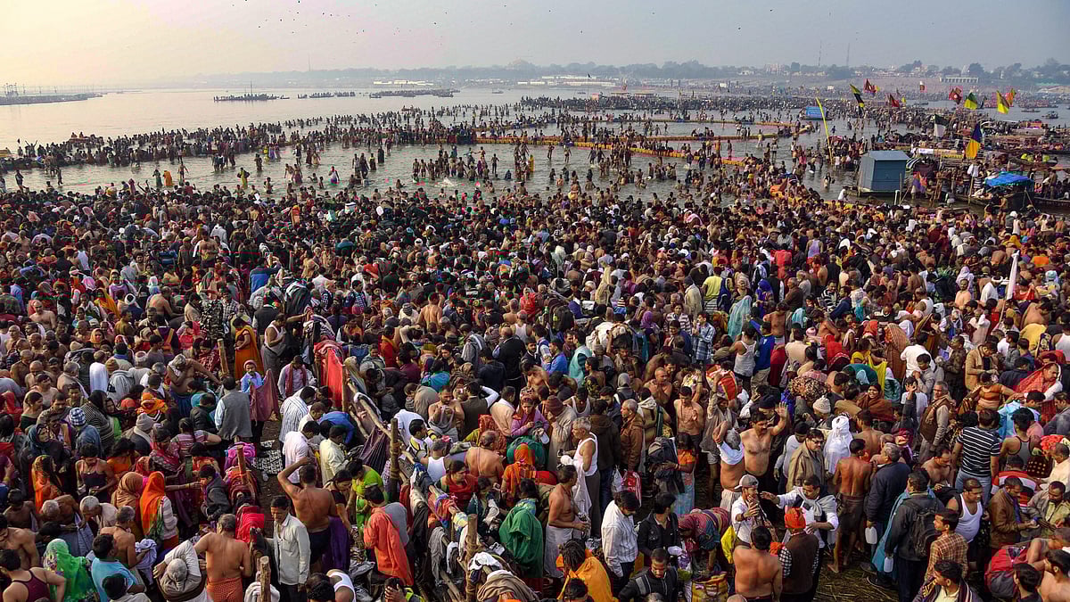 <div class="paragraphs"><p>Around 50 to 60 crore people attended the Mahakumbh and spent significantly, which will give the economy a solid boost. (Photo source: PTI)</p></div>