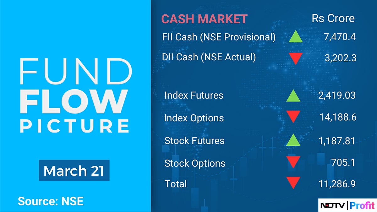 Your Guide To FII Positions For March 24 Trade