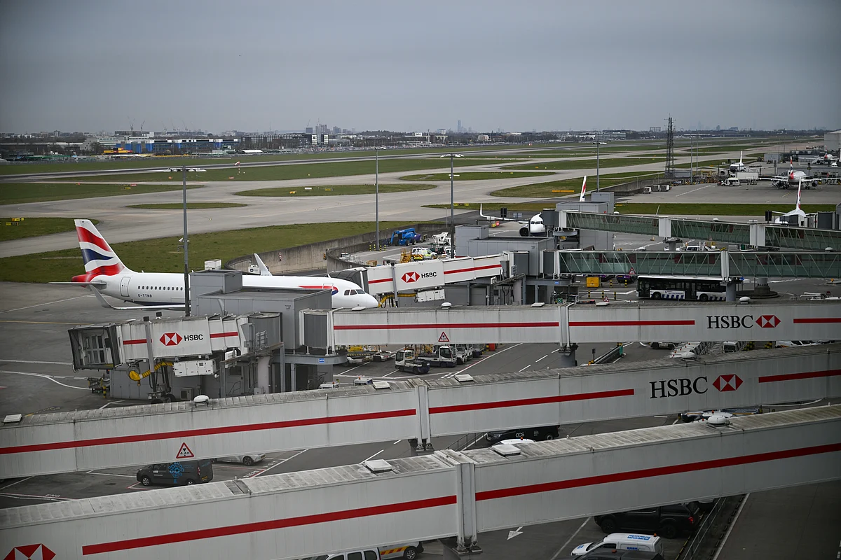 <div class="paragraphs"><p>A British Airways aircraft at London Heathrow Airport in London on March 21.</p></div>
