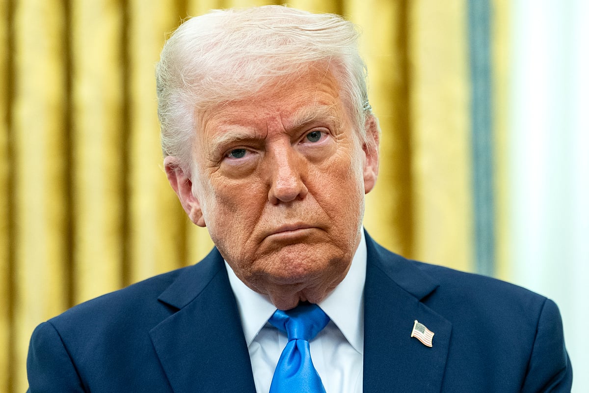 <div class="paragraphs"><p>Trump declined to specify the methods by which he could legally serve a third term. (Photo source: Bloomberg)</p></div>