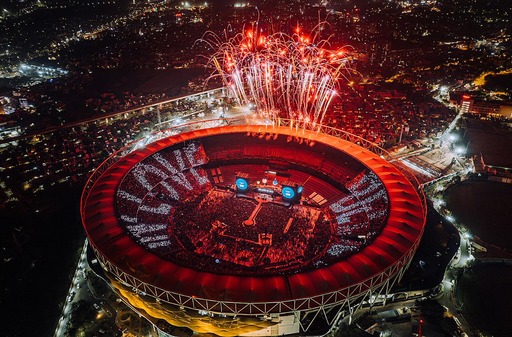 <div class="paragraphs"><p>Visuals from a Coldplay concert in India. (Photo source: BookMyShow)</p></div>