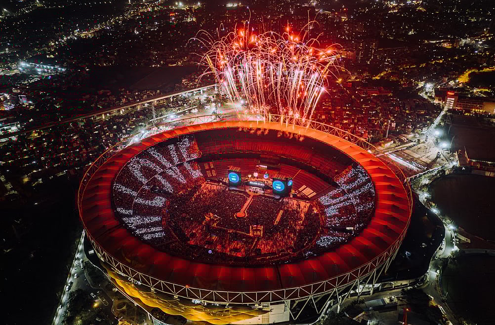 <div class="paragraphs"><p>Visuals from a Coldplay concert in India. (Photo source: BookMyShow)</p></div>