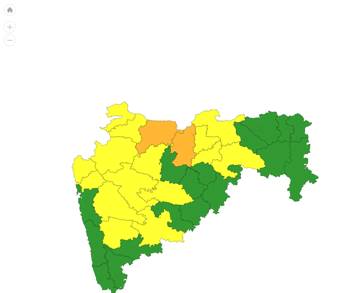 <div class="paragraphs"><p>Maharashtra District wise Nowcast warnings valid upto 10:30 PM</p></div>