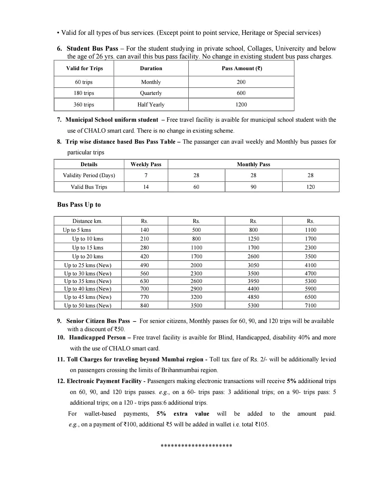 Mumbai BEST Bus Fares Hiked — Check Latest Rates Here