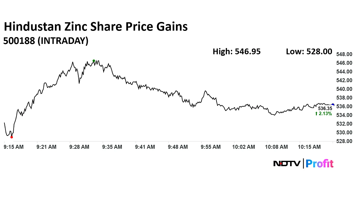 Hindustan Zinc Share Price Rises Ahead Of Board Meeting To Consider Dividend