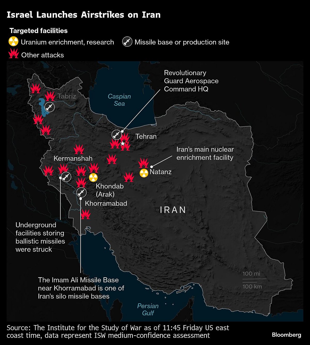 Israel, Iran Keep Attacks On Each Other As Fighting Grinds On