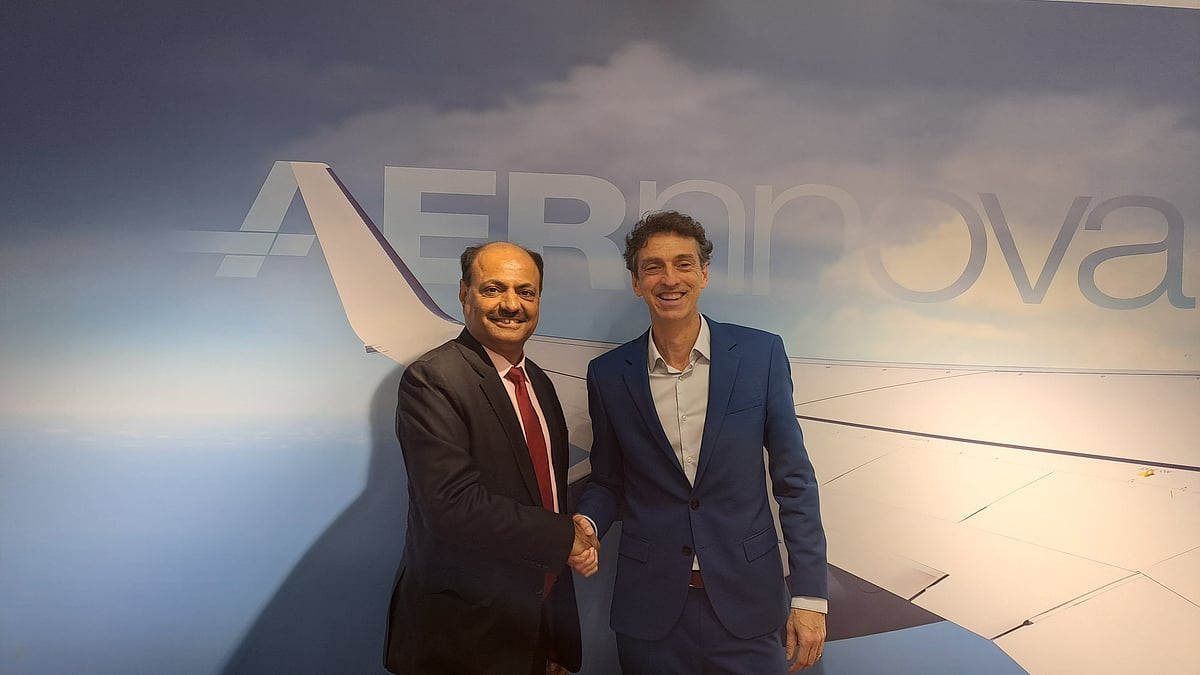 <div class="paragraphs"><p>Mahindra Aerostructures CEO Arvind Mehra (left) with Aernnova CEO Ricardo Chocarro.</p></div>