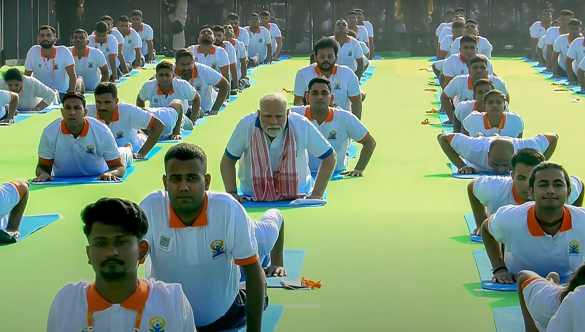Yoga Is 'The Pause Button' In A World Going Through Tensions, Instability, Says PM Modi