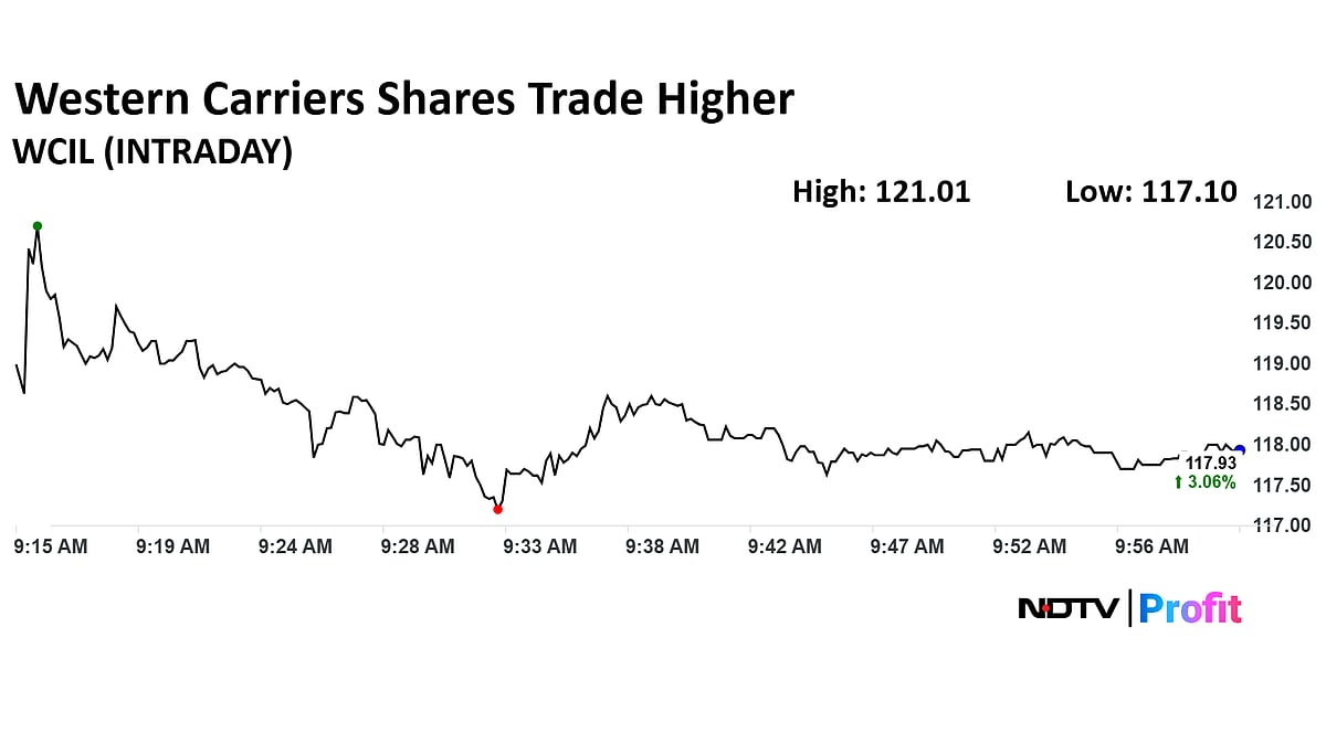 Western Carriers Share Price Jumps After Two Order Wins From Jindal Stainless
