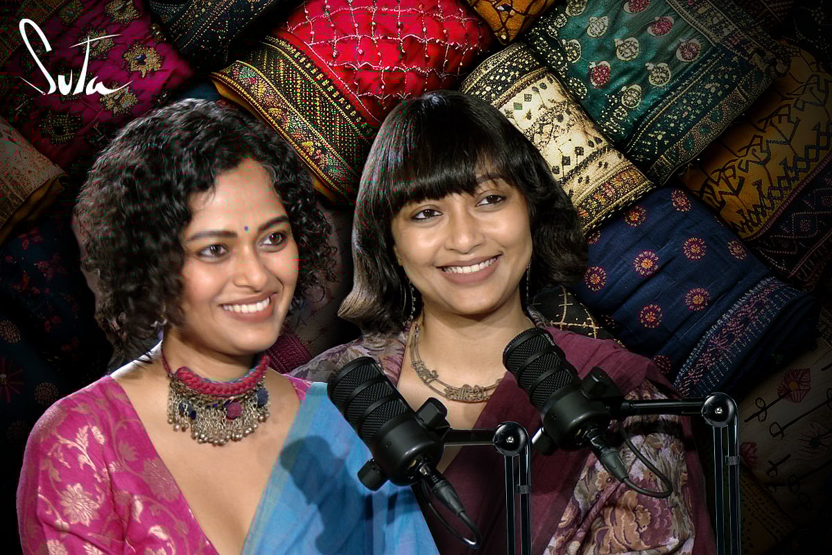 Suta's Sister Duo Make The Traditional Drape Trending Again With Sneaker-Ready Sarees
