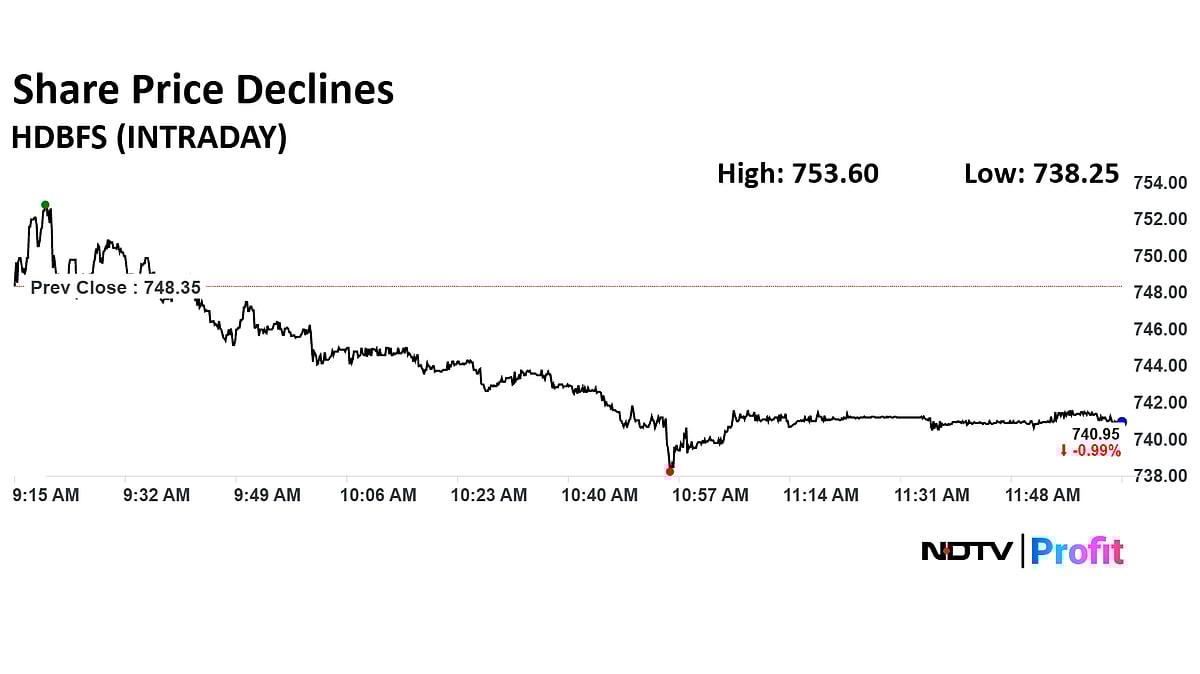HDB Financial Services Share Price Falls Below IPO Price — What Led To The Decline