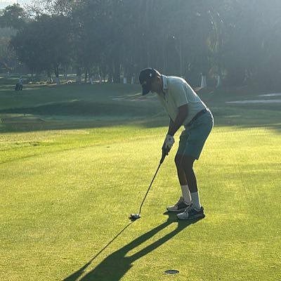 <div class="paragraphs"><p>Rajiv Anand on the golf course. (image courtesy: Rajiv Anand's X profile)</p></div>