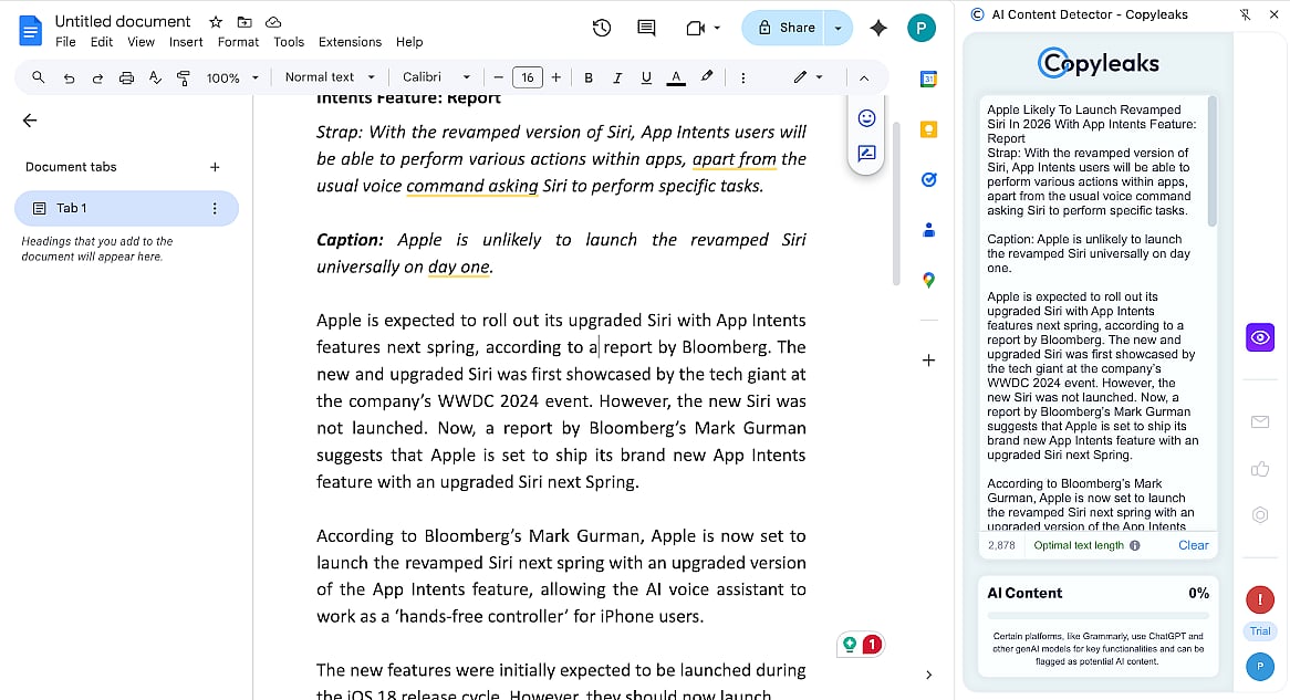 Apple Likely To Launch Revamped Siri In 2026 With App Intents Feature