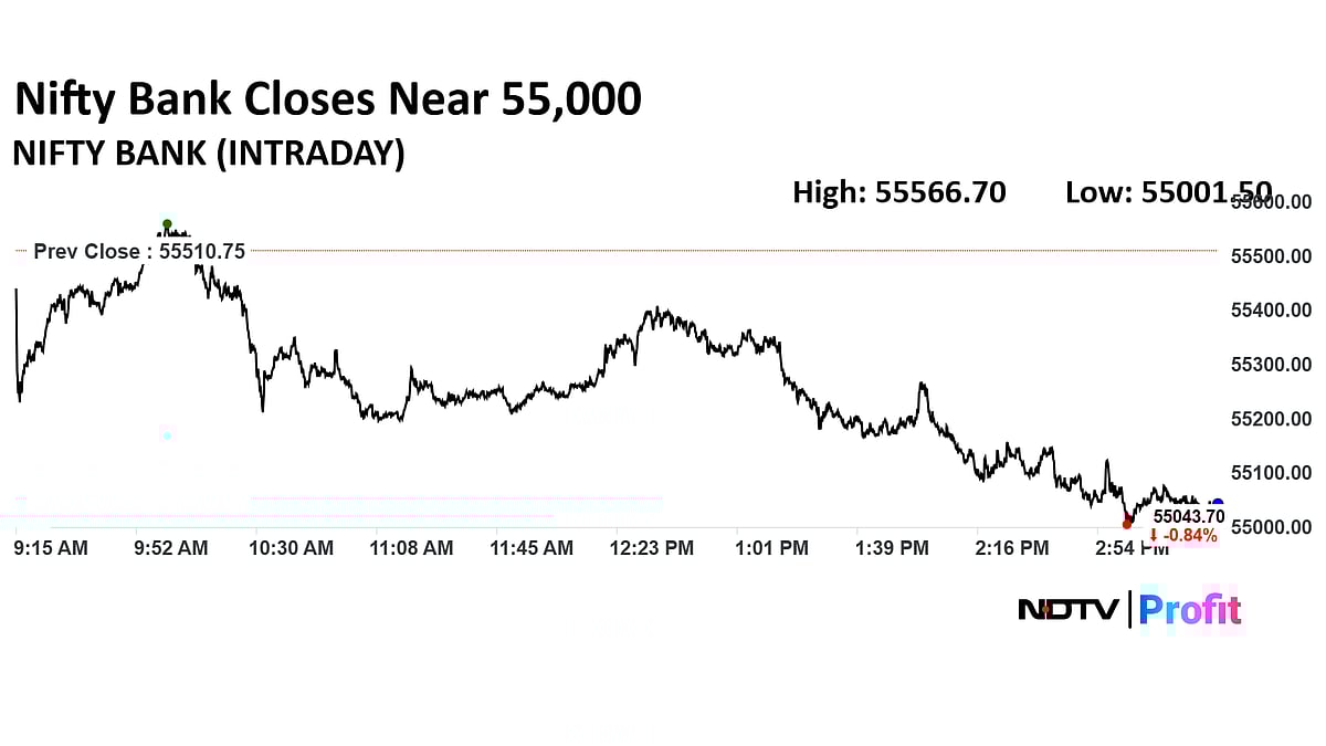 Stock Market Today: Nifty Ends Below 24,500, Sensex Settles Over 300 Points Lower After See-Saw Trade