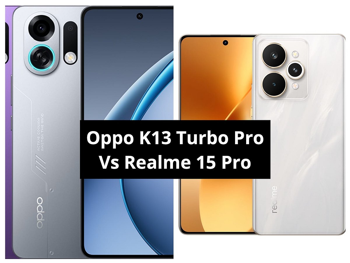 Oppo K13 Turbo Pro And Realme 15 Pro Comparison: Which Is Better?