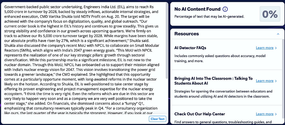 Engineers India Targeting Rs 5,000-Crore Turnover By 2028: CMD Vartika Shukla 