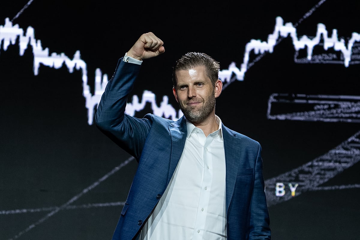 <div class="paragraphs"><p>Eric Trump during the Bitcoin Asia conference in Hong Kong on Aug. 29. Photographer: Chan Long Hei/Bloomberg</p></div>