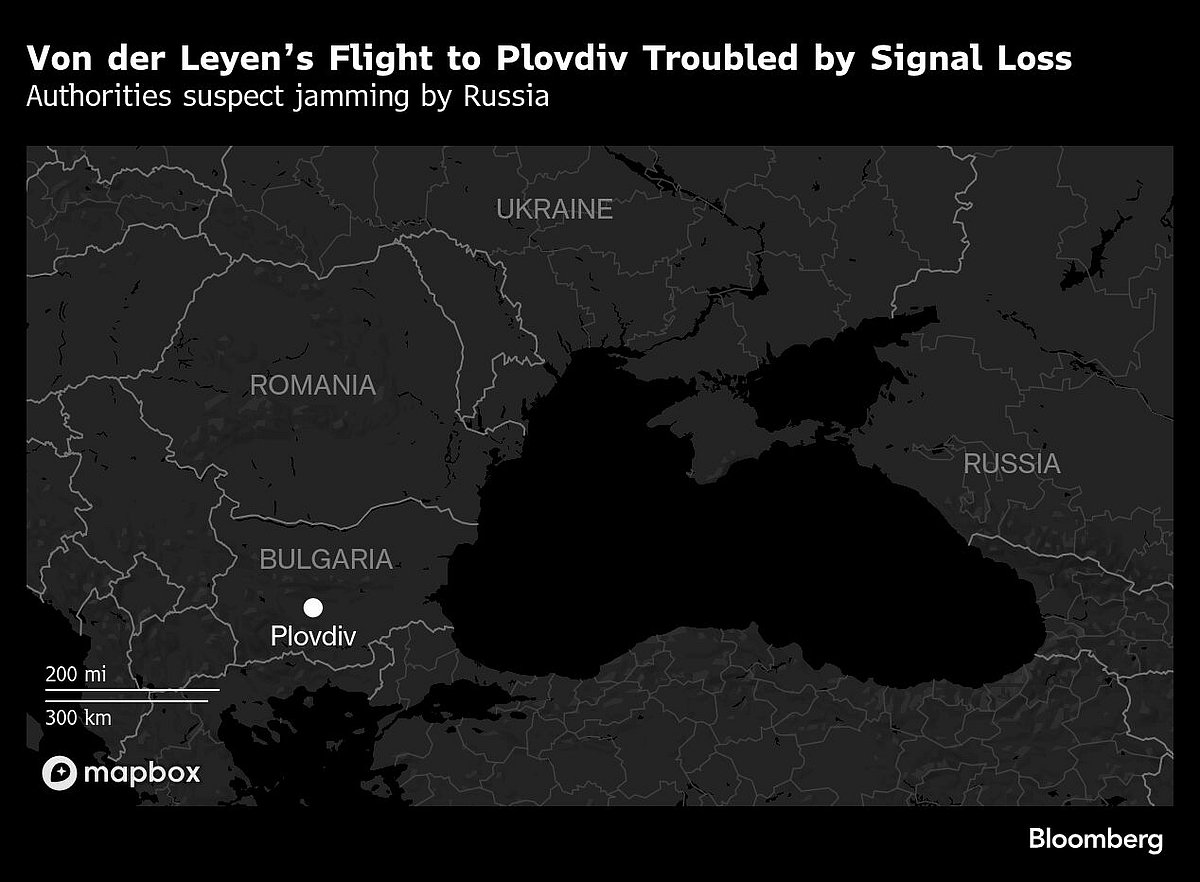 EU Chief's Plane Affected By Alleged Russian GPS Jamming