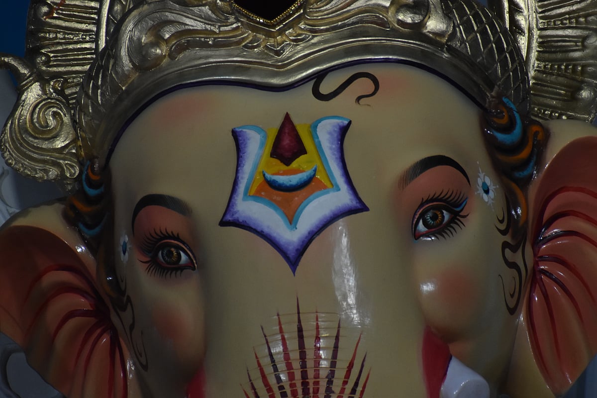 <div class="paragraphs"><p>It is indeed in the eyes Chico. The art of making Ganesh idols requires dedication, attention to details, and patience. Each of these feelings are imbibed in the intricacies of the idols. (Photo by: Khushi Maheshwari/ NDTV Profit)</p></div>