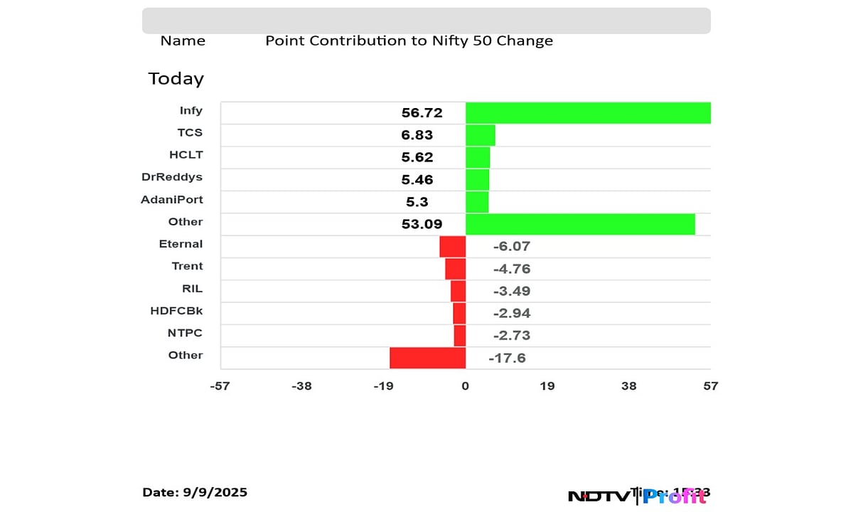 Stock Market Highlights: Nifty, Sensex End Higher As Infosys Leads Gains