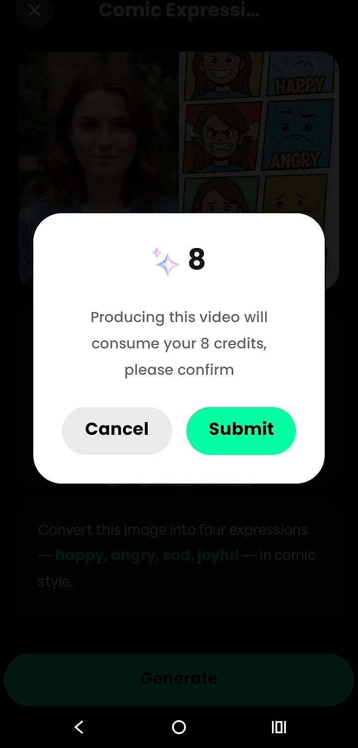<div class="paragraphs"><p>If you try to upload the picture and create a collage, it will consume your eight Nano Banana credits again. (Source: Nano Banana)</p></div>