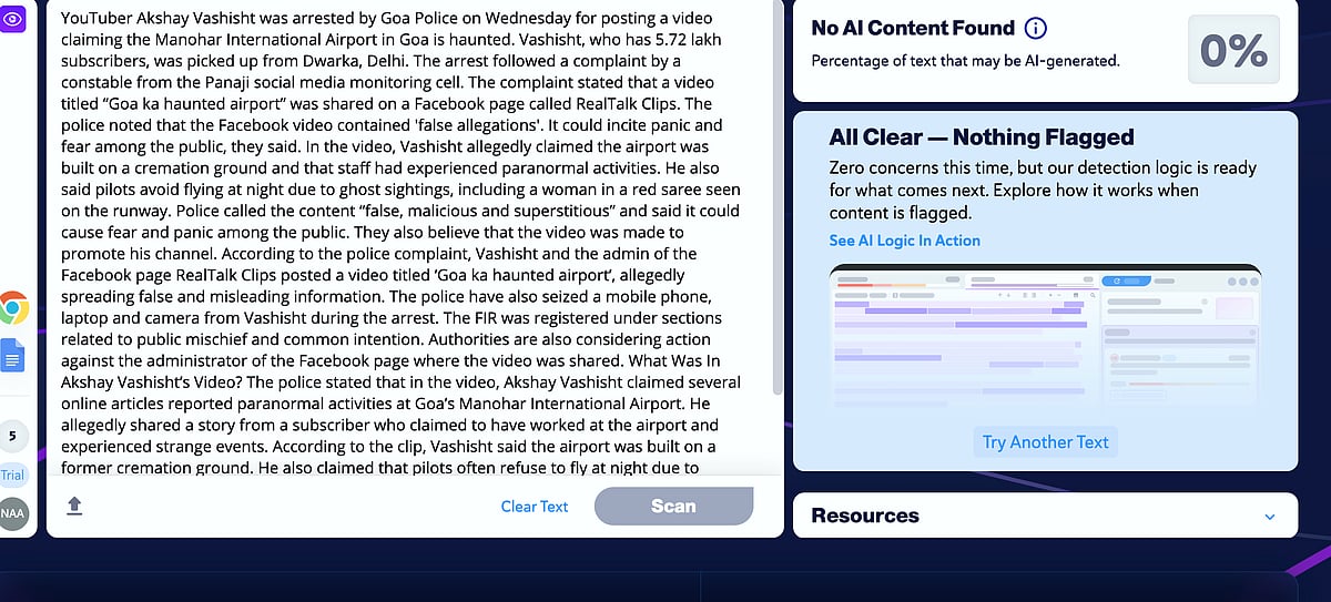 YouTuber Akshay Vashisht Arrested For Video Claiming Goa Airport Is ‘Haunted’ 