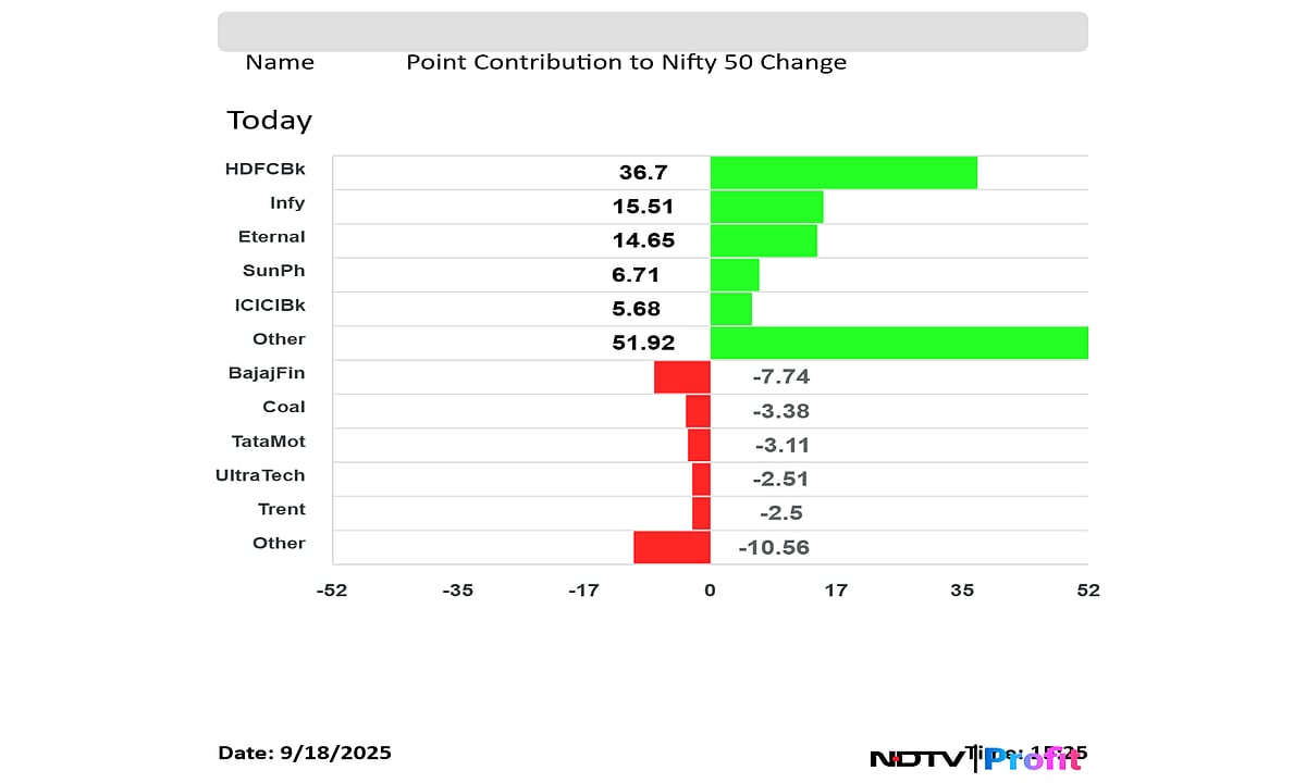 Stock Market Today: Sensex, Nifty Settle At Over Two-Month High As HDFC Bank, Infosys Shares Lead