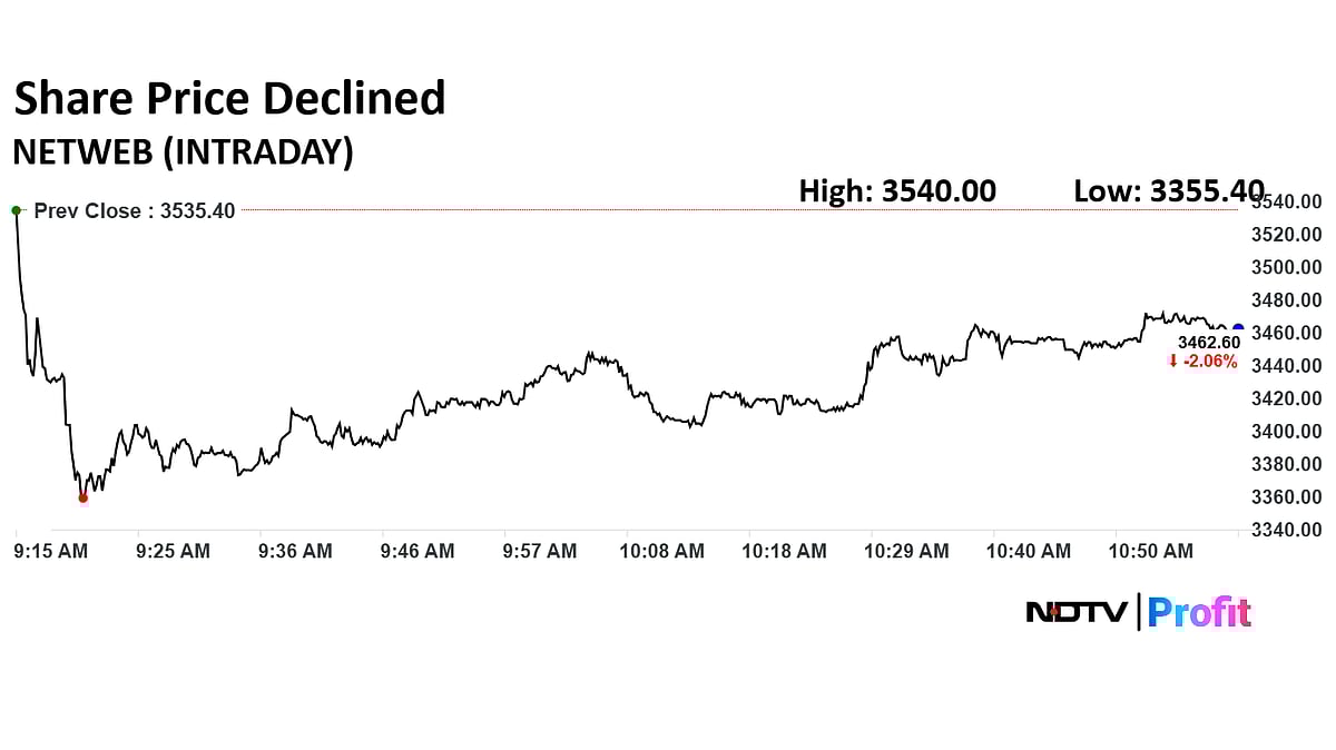 Netweb Technologies Share Price Declines A Day After Hitting Record High