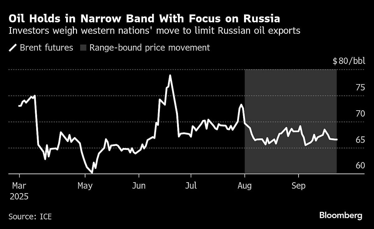Oil Steadies After Four-Day Loss With Russian Supplies In Focus