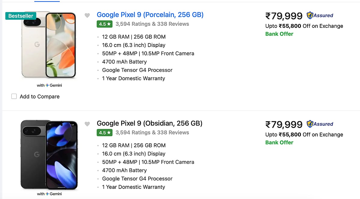 <div class="paragraphs"><p>On Flipkart's different product pages, there are no straight-up price cuts. (Screenshot from Flipkart)</p></div>