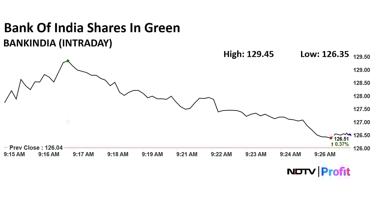 Bank Of India Shares Price Rise After Domestic Advances Surge In Q2 Business Update