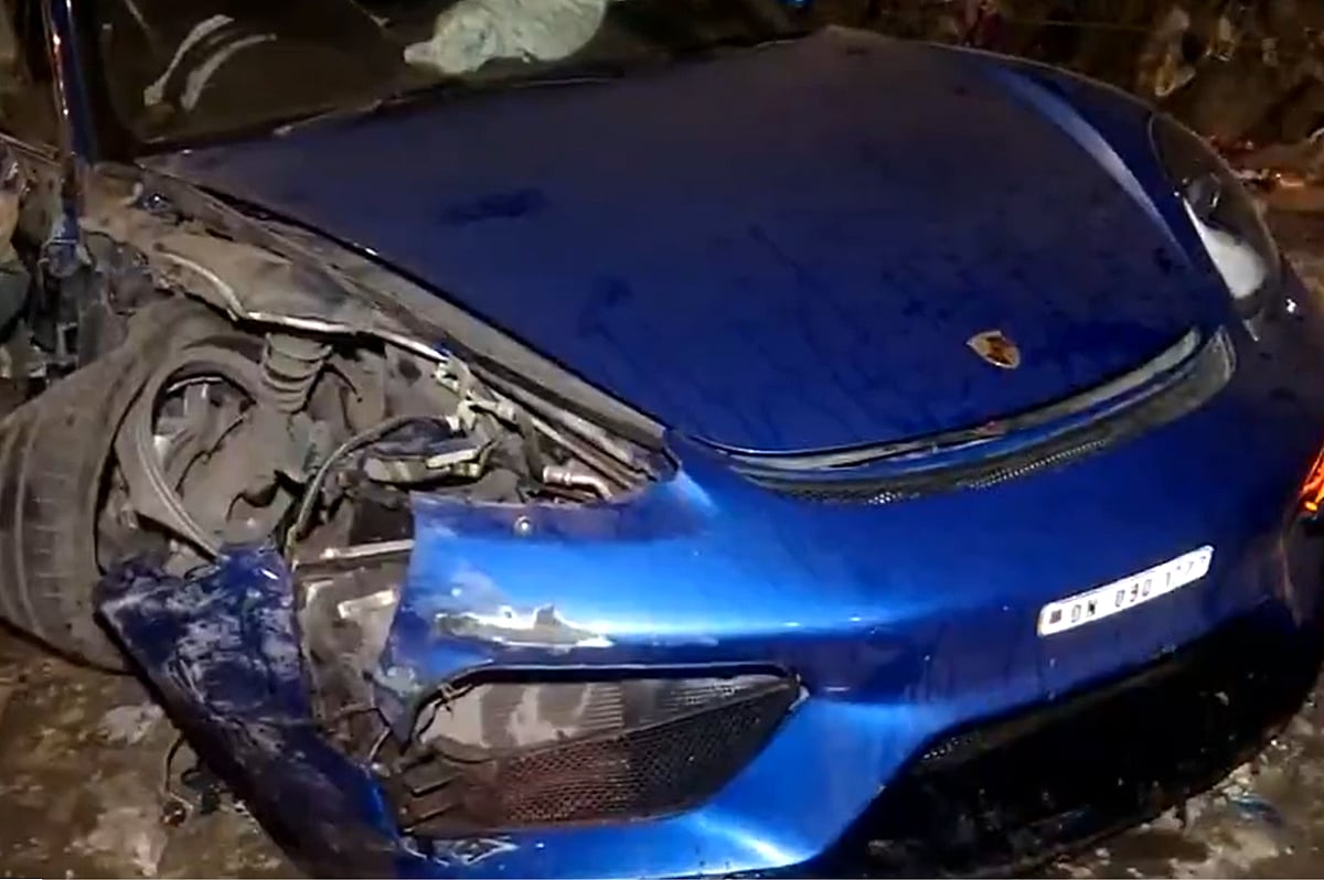 Porsche Crashes During Race On Western Express Highway: Report