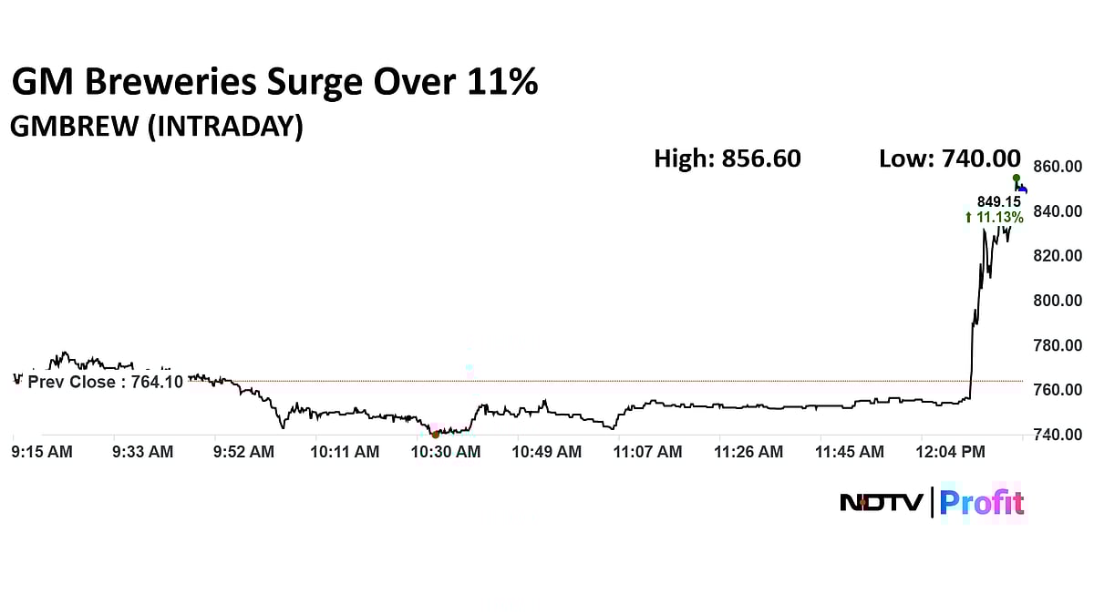 Stock Market News Live: Nifty At 25,100, Sensex Up 200 Points; Tata Steel Gains After Business Update