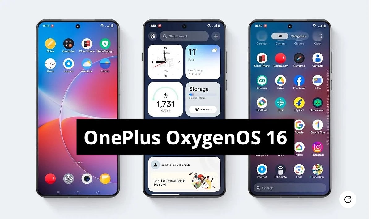OnePlus OxygenOS 16 Features, Design, Zero-Lag Multitasking' Revealed Before Oct. 16 Launch