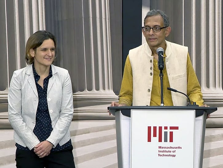 <div class="paragraphs"><p>New chapter awaits for Nobel laureates Abhijit Banerjee, Esther Duflo. (Photo: NDTV).</p></div>