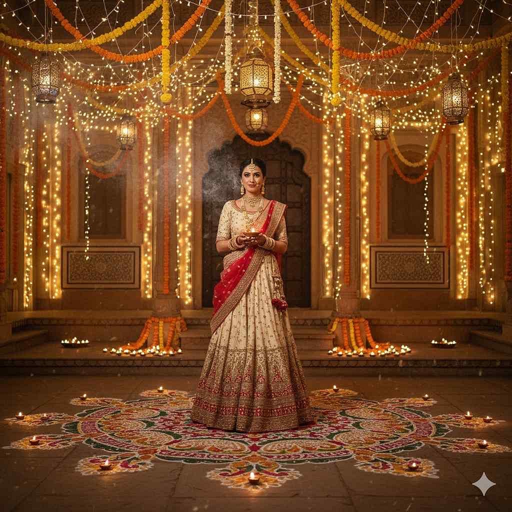 <div class="paragraphs"><p>A Diwali scene created using Google Gemini. </p></div>