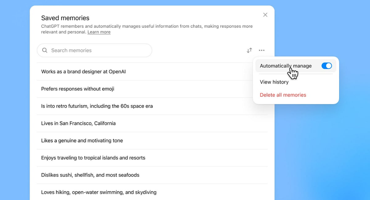 No More 'Memory Full' Alerts On ChatGPT: OpenAI Rolls Out New Feature For Plus, Pro Users