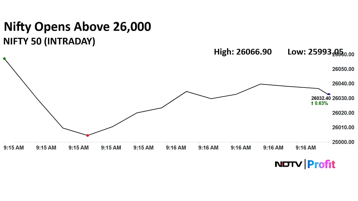 Stock Market LIVE: Nifty Reclaims 26,00 For First In Over 52 Weeks; Sensex Rises Above 85,000
